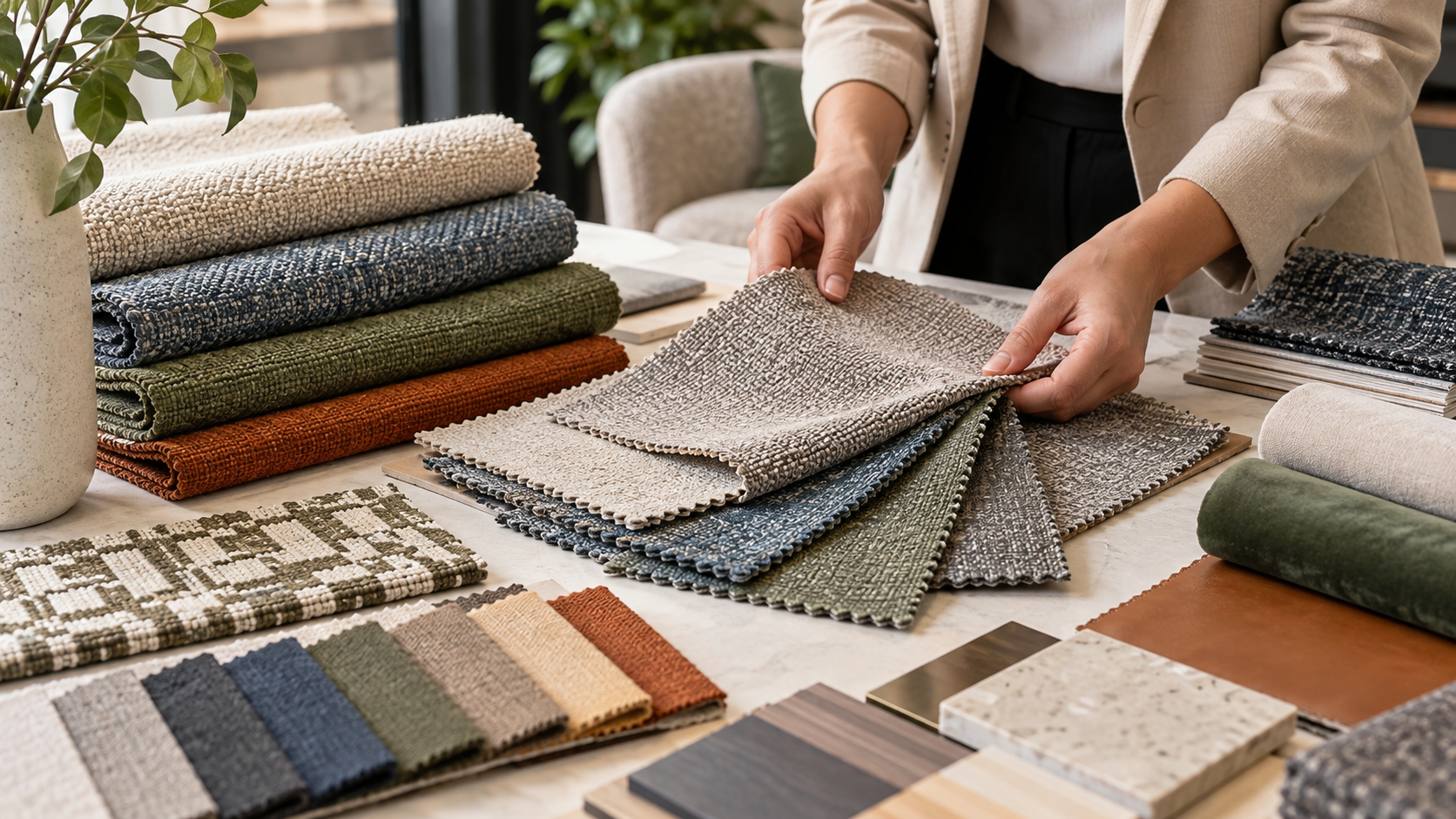 EnjoyTex upholstery fabric swatches