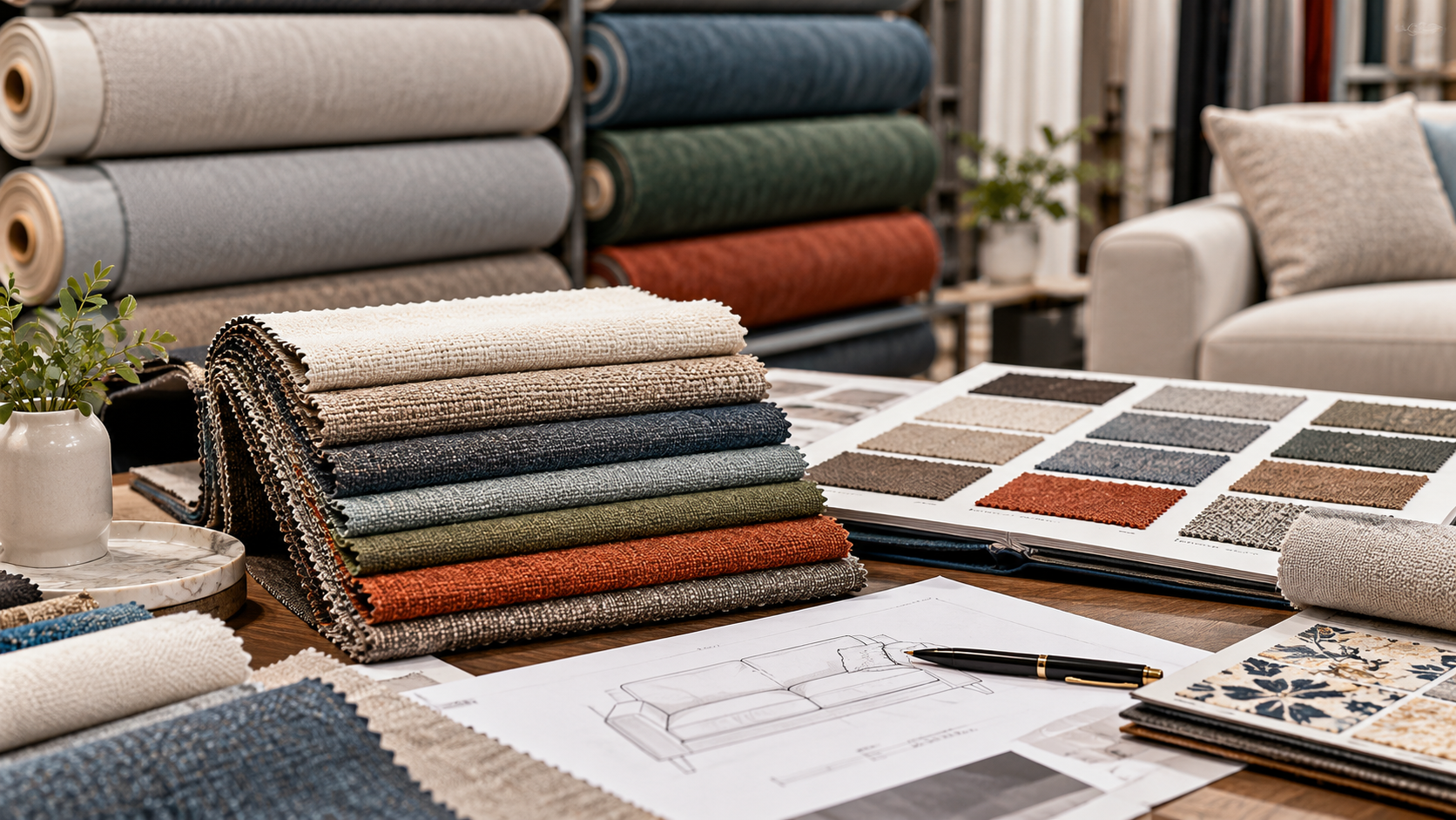 Furniture upholstery fabric quality control before shipment