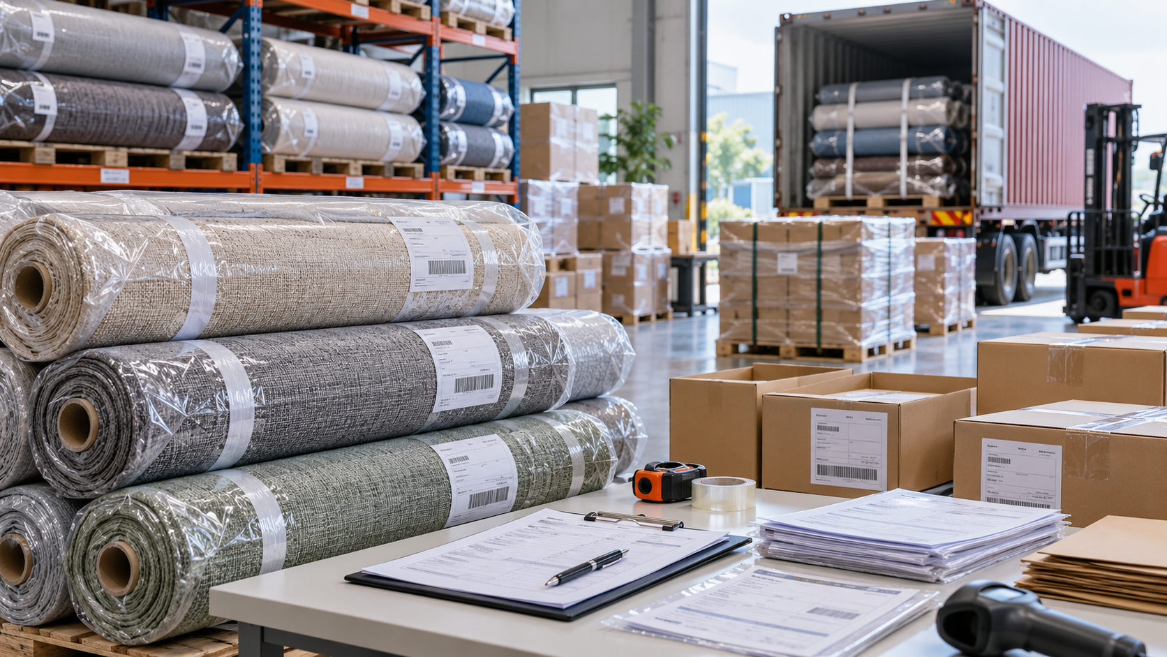 Fabric Packing, Delivery