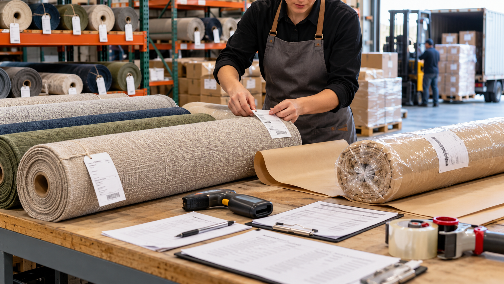 Fabric order handling and preparation