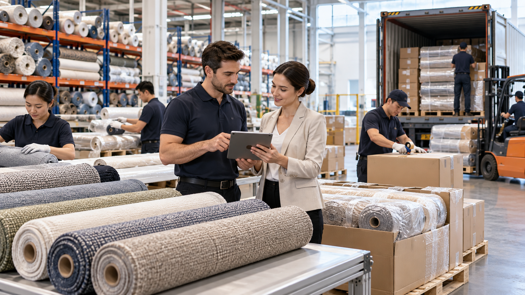 Upholstery fabric production support